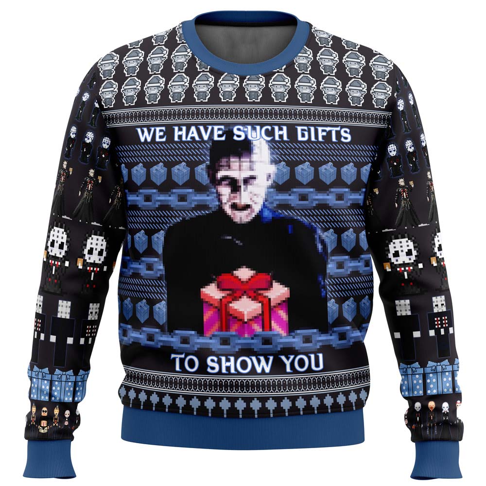 Pinhead Hellraiser Christmas Sweater Pinhead Hellraiser Christmas Sweater