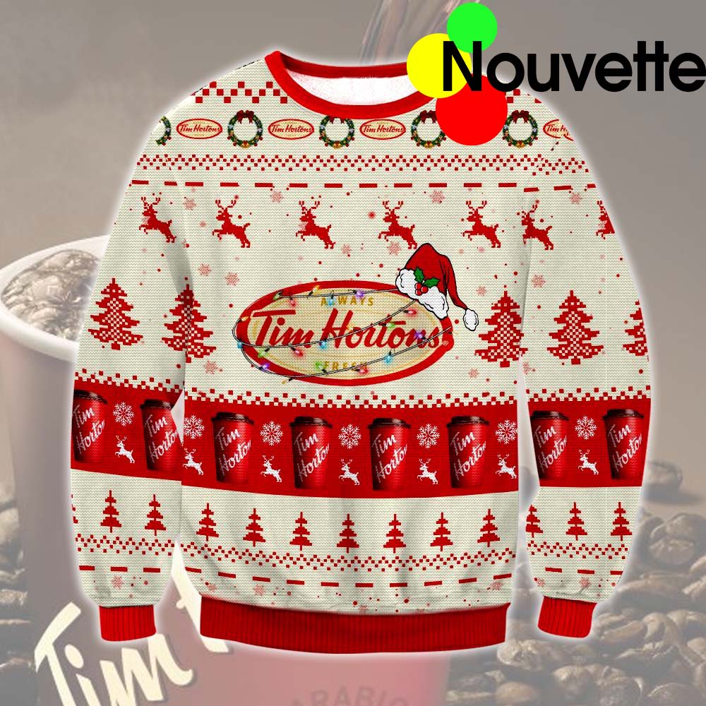 Tim Hortons Ugly Christmas Sweater