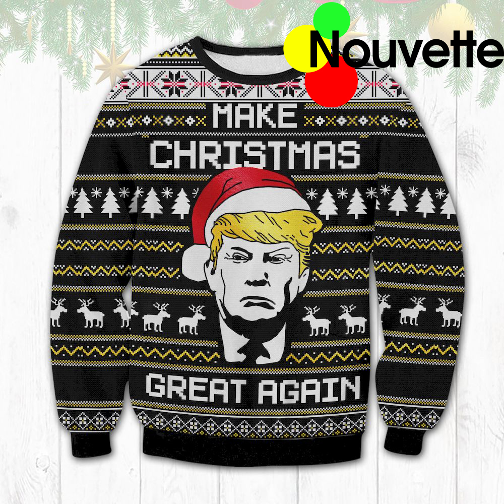 Tr*Mp Make Christmas Great Again Sweater Tr*Mp Make Christmas Great Again Sweater