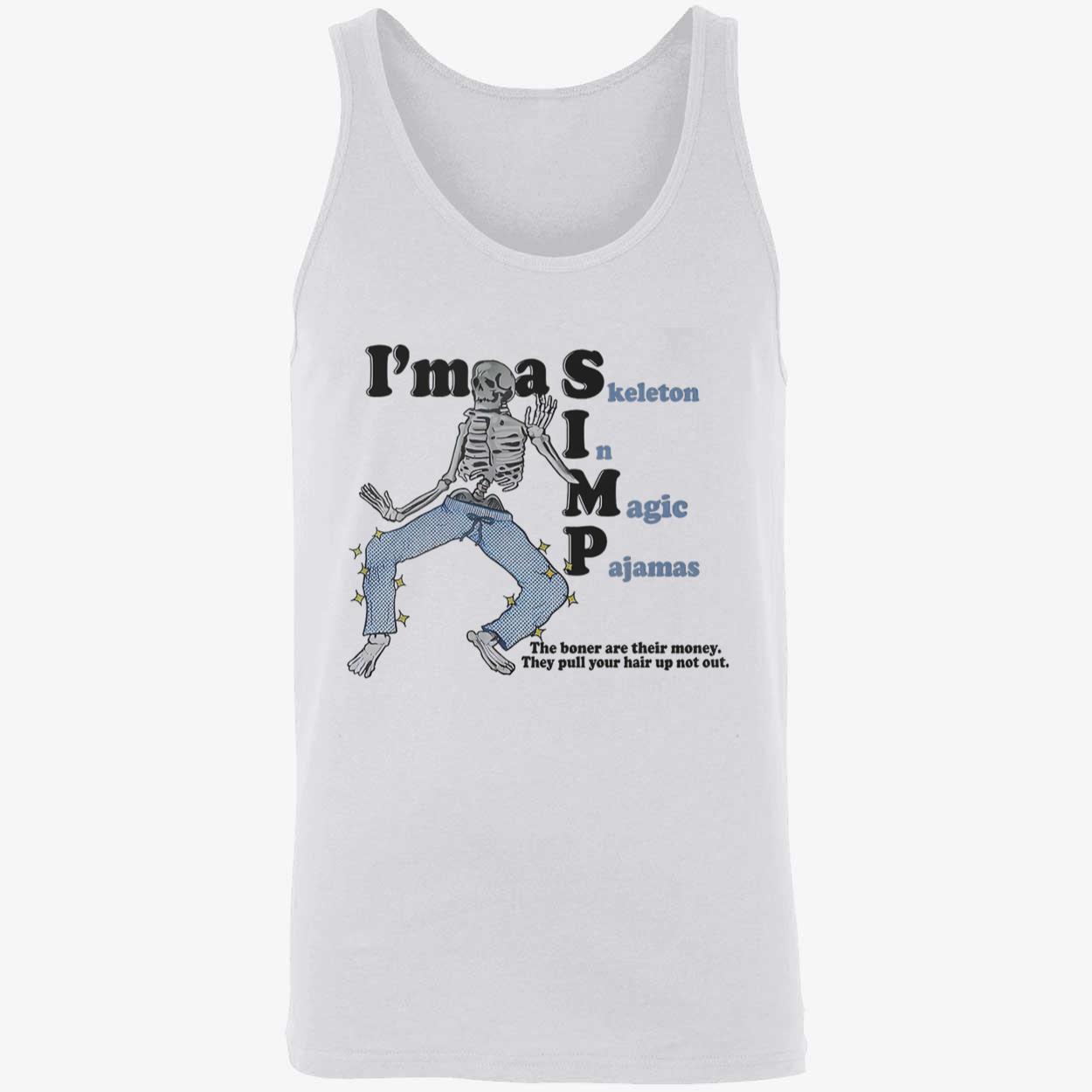 I’M A Simp Skeleton In Magic Pajamas Shirt I’M A Simp Skeleton In Magic Pajamas Shirt