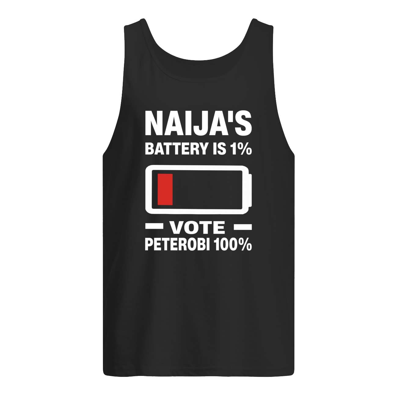 Naija’S Battery 1% Vote Peter Obi 100% Shirt Naija’S Battery 1% Vote Peter Obi 100% Shirt