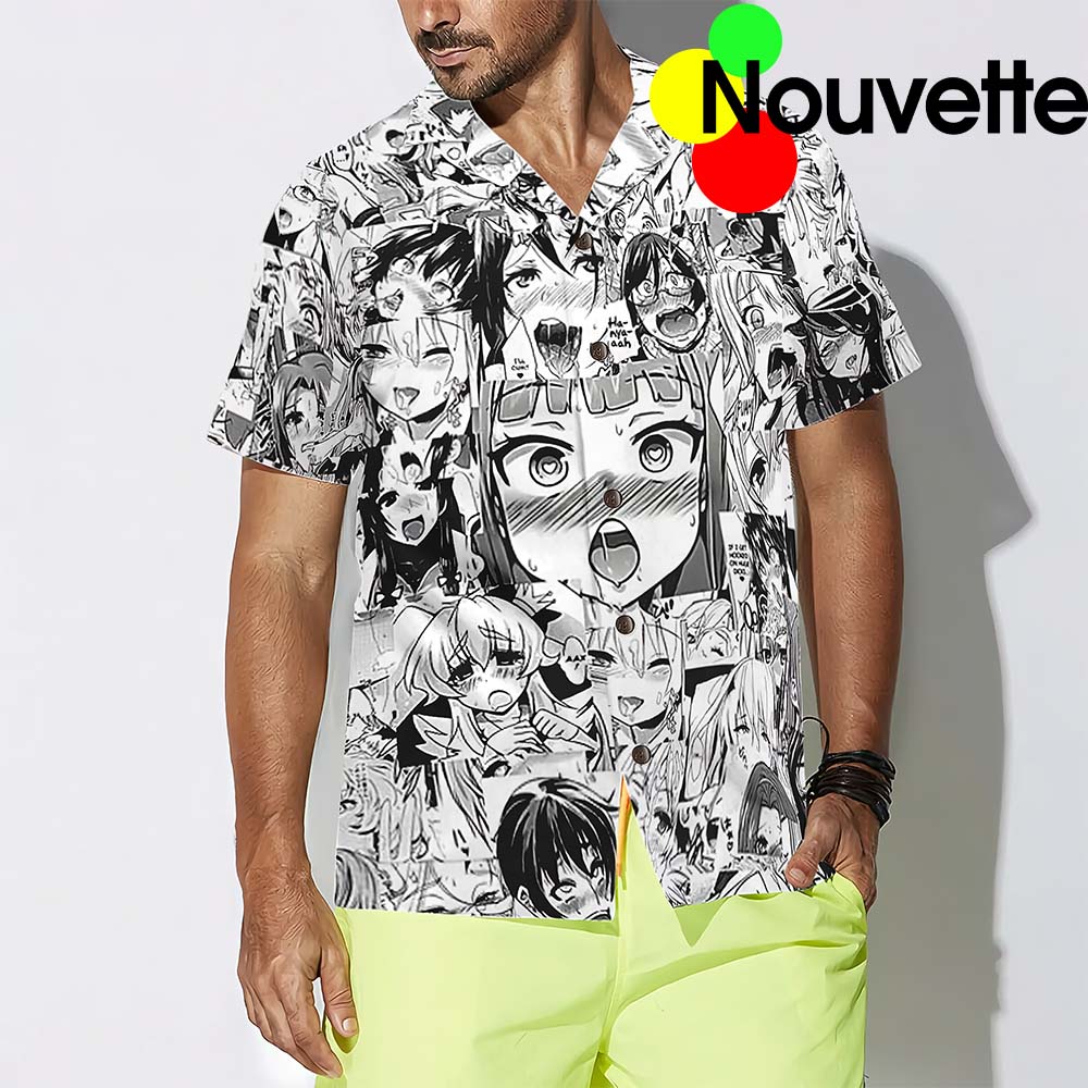 Hot Chick Anime Hawaiian Shirt Hot Chick Anime Hawaiian Shirt