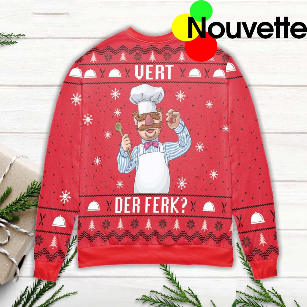 Vert Der Ferk Ugly Christmas Sweater Vert Der Ferk Ugly Christmas Sweater