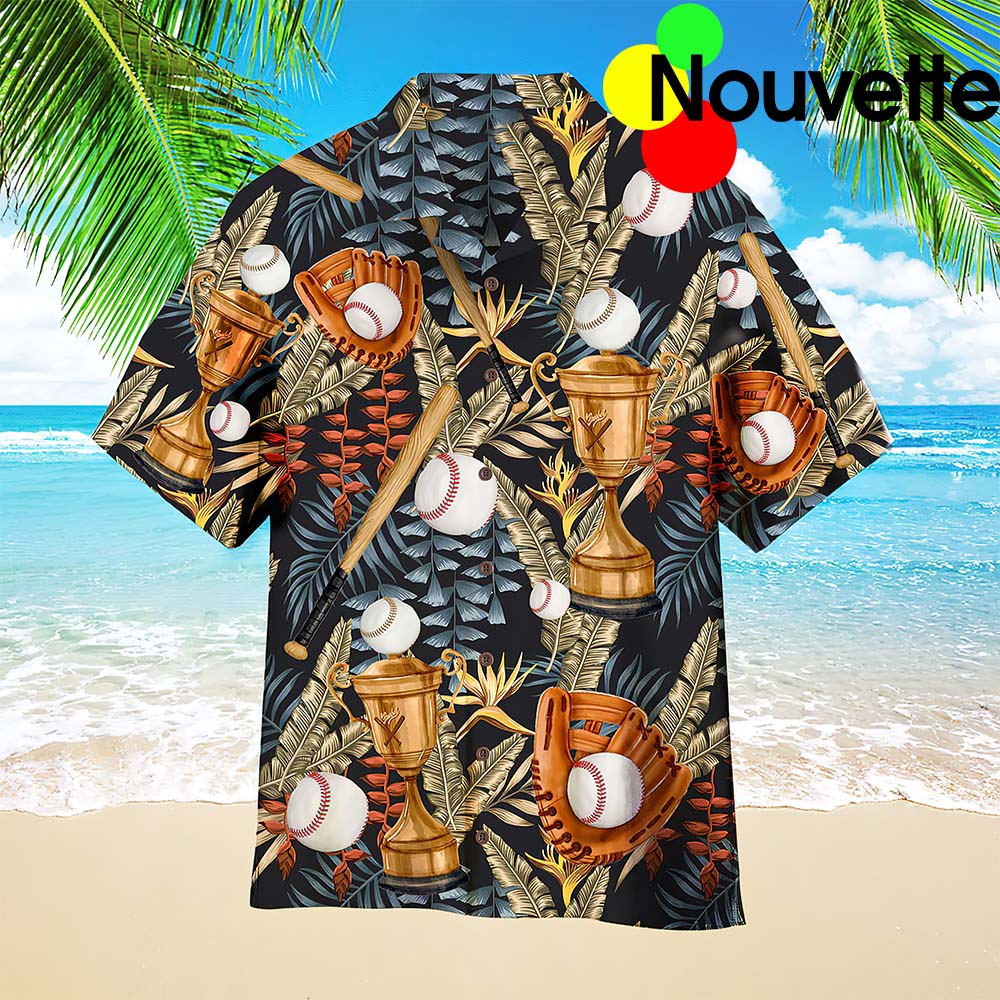 Baseball Aloha Hawaiian Shirt Baseball Aloha Hawaiian Shirt