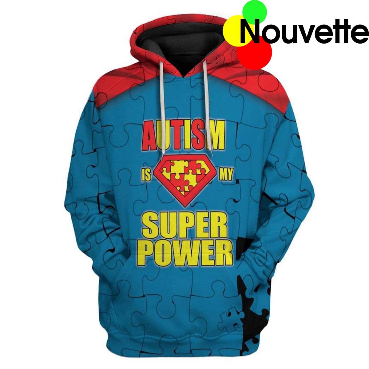 Autism Is My Superpower 3D Hoodie Autism Is My Superpower 3D Hoodie