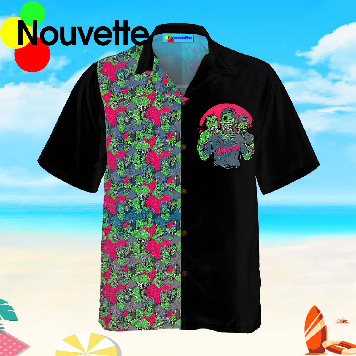 Zombie Halloween Hawaiian Shirt