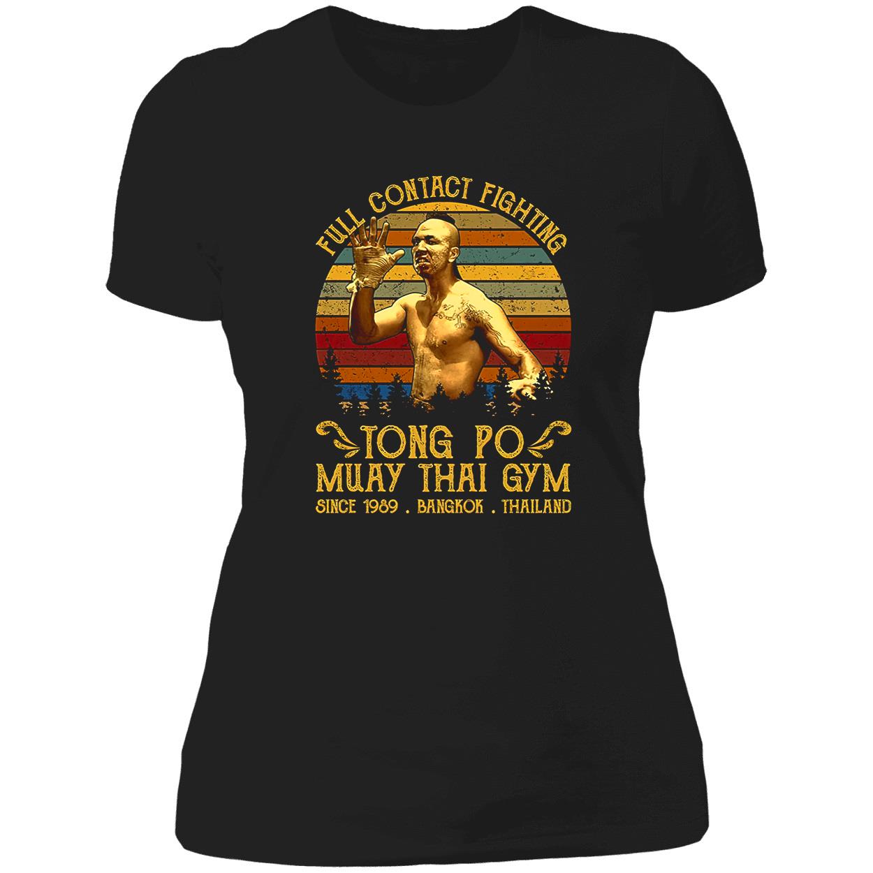 Full Contact Fighting Tong Po Muay Thai Gym Shirt Full Contact Fighting Tong Po Muay Thai Gym Shirt