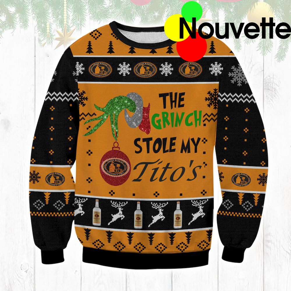 Grinch Stole Tito’S Ugly Christmas Sweater