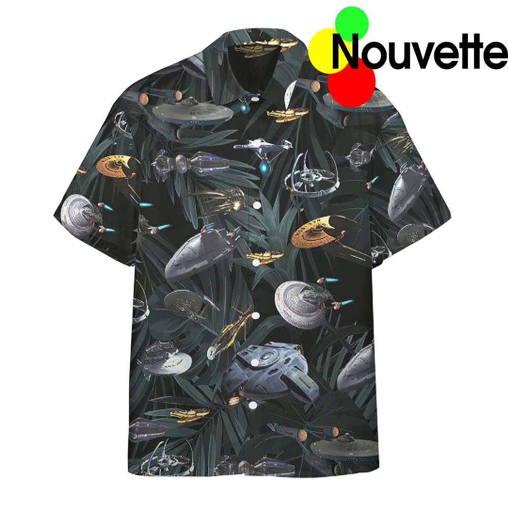 Space Ships Lost In The Forest Hawaiian Shirt Space Ships Lost In The Forest Hawaiian Shirt