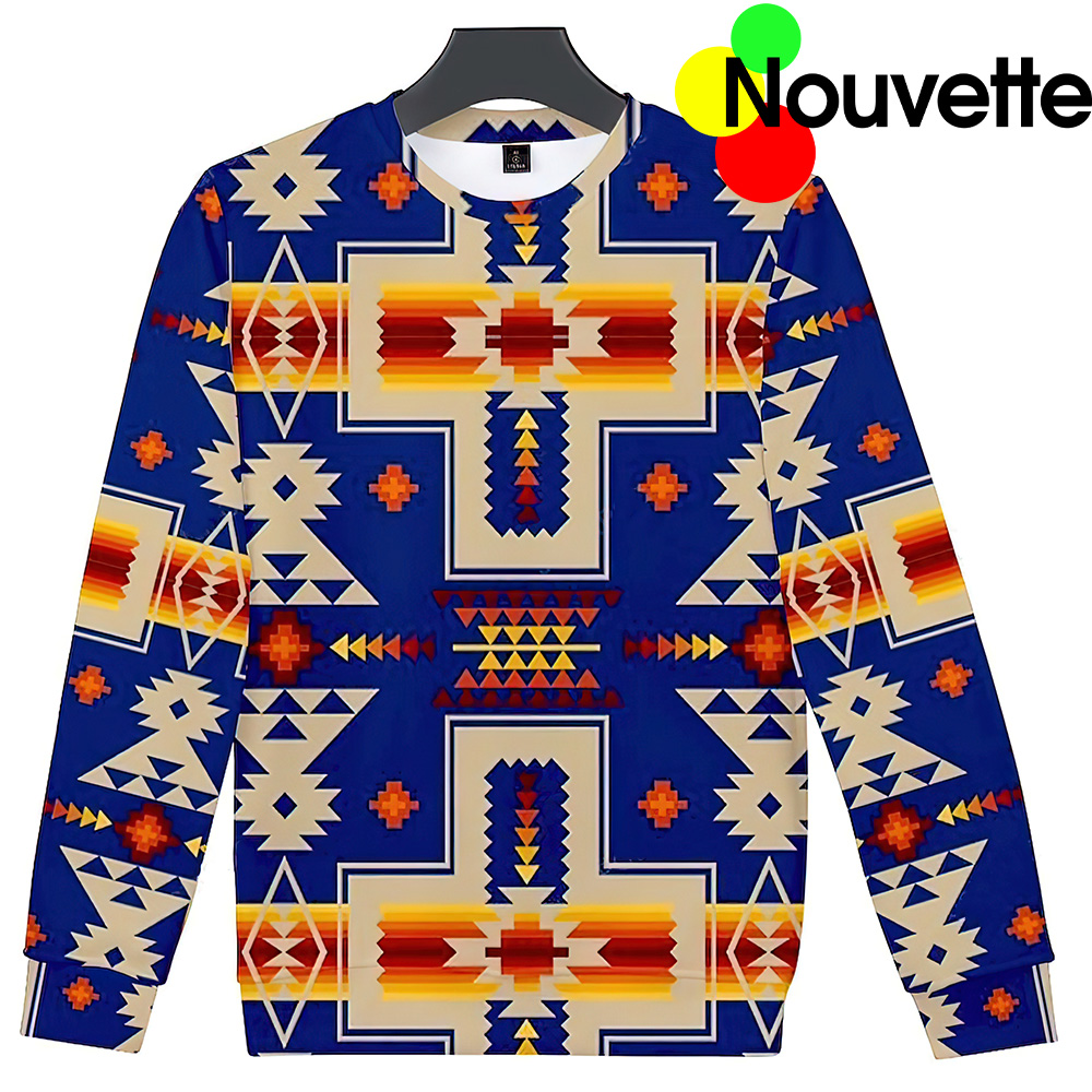 Purple Native Tribes Pattern Ugly Christmas Sweater Purple Native Tribes Pattern Ugly Christmas Sweater