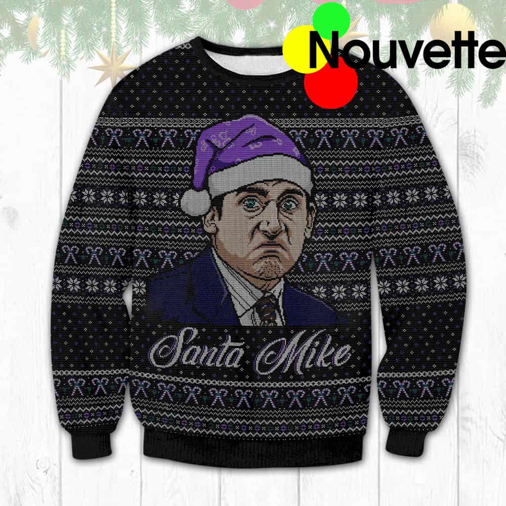 Santa Mike Ugly Christmas Sweater Santa Mike Ugly Christmas Sweater