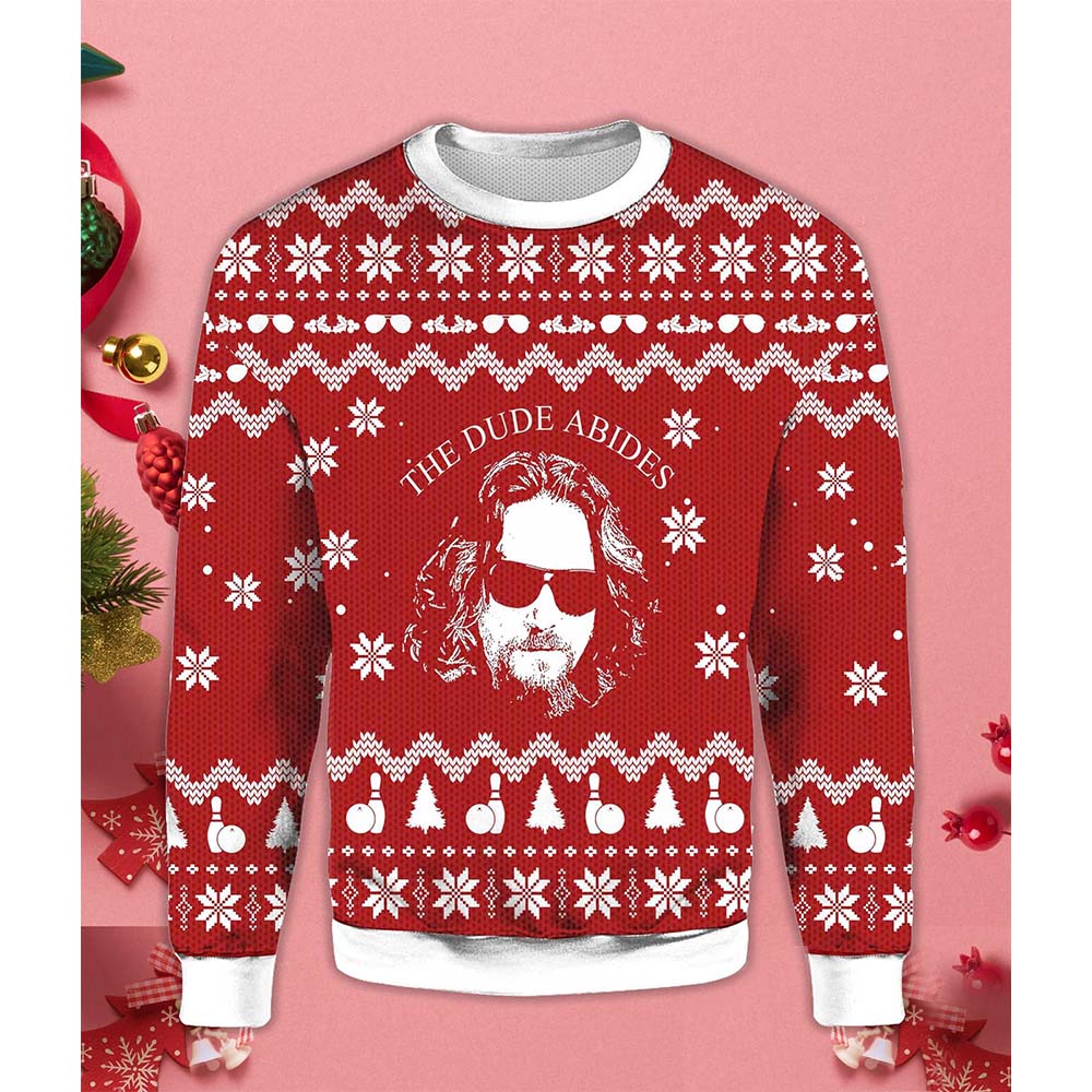 Big Lebowski Christmas Sweater Big Lebowski Christmas Sweater