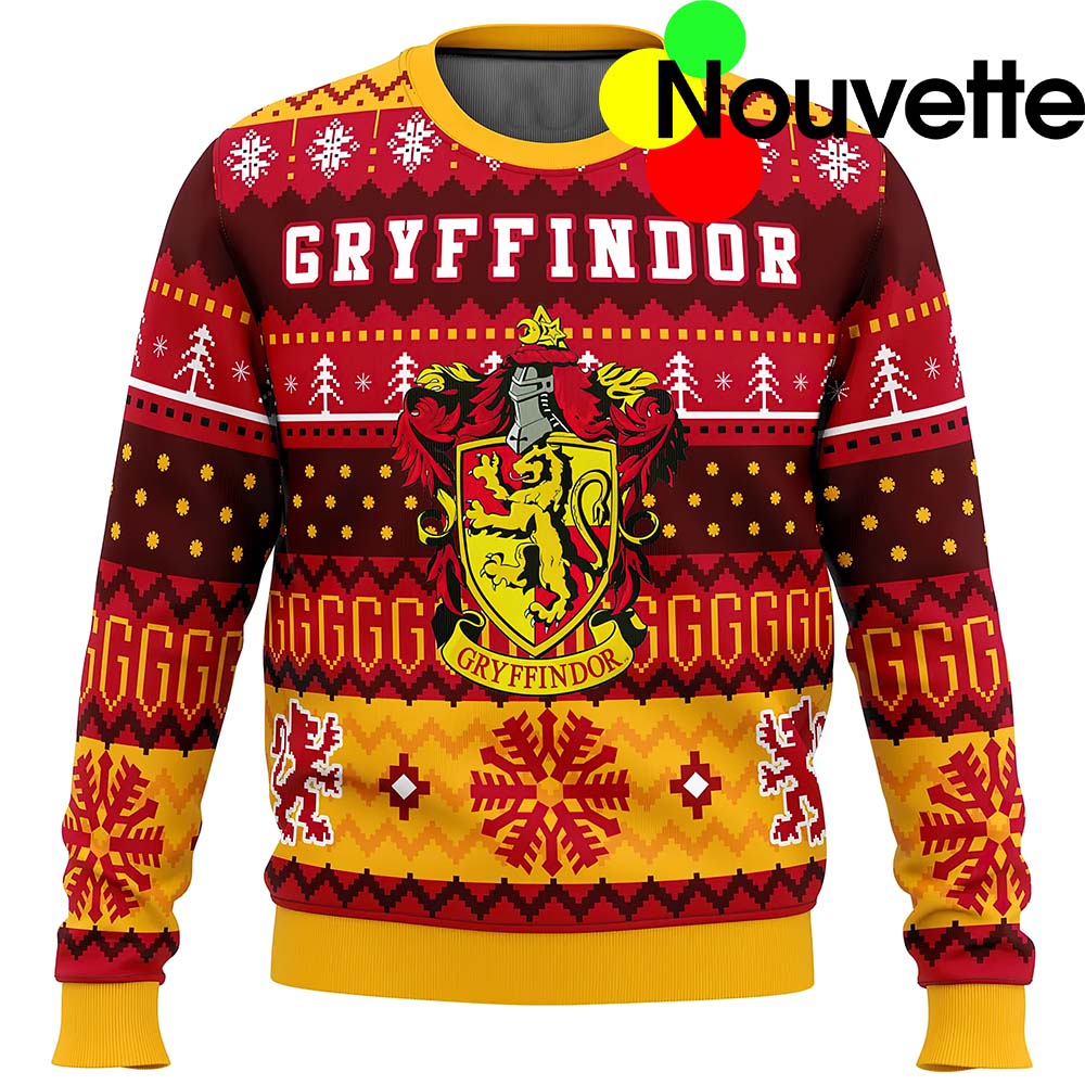 Gryffindor Ugly Christmas Sweater Gryffindor Ugly Christmas Sweater