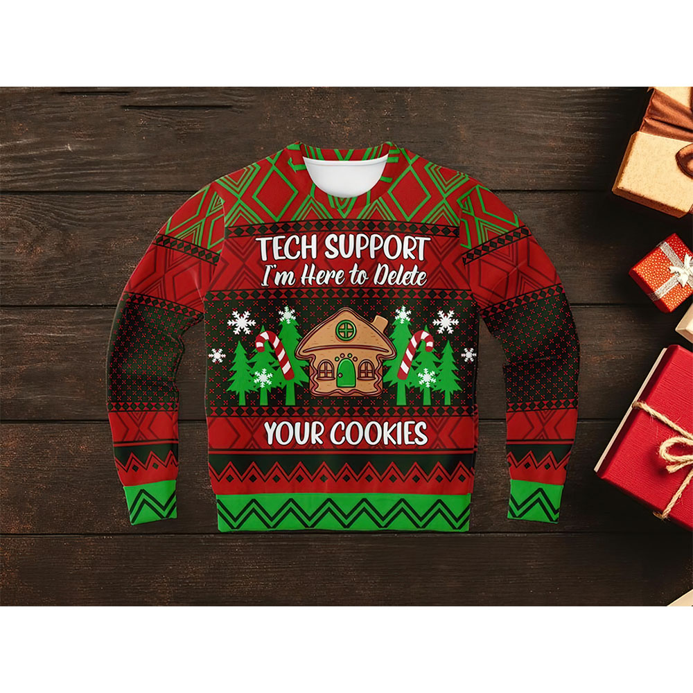 Tech Support Ugly Christmas Sweater Tech Support Ugly Christmas Sweater