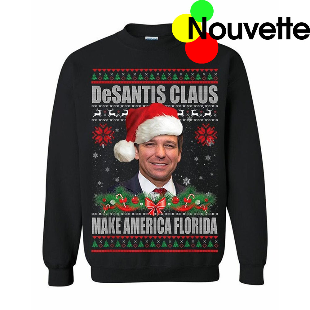 Desantis Claus Make America Florida Christmas Sweater Desantis Claus Make America Florida Christmas Sweater