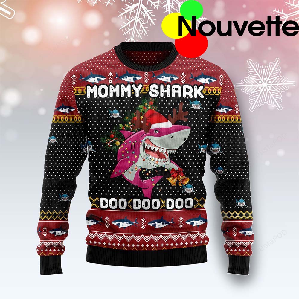 Mommy Shark Do Do Do Ugly Christmas Sweater Mommy Shark Do Do Do Ugly Christmas Sweater