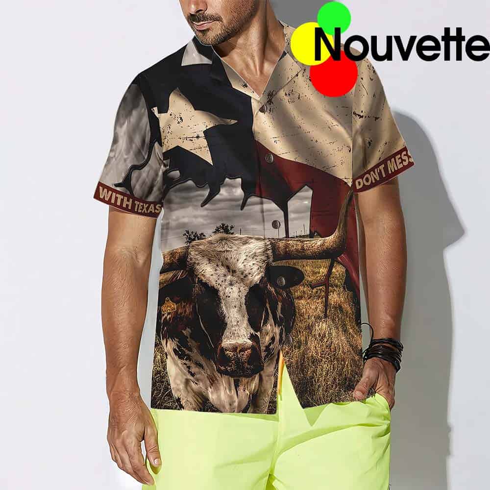 Texas State Map Pattern Flag Texas Hawaiian Shirt Texas State Map Pattern Flag Texas Hawaiian Shirt