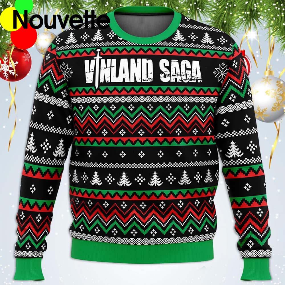 Viking Ship Vinland Saga Christmas Sweater Viking Ship Vinland Saga Christmas Sweater