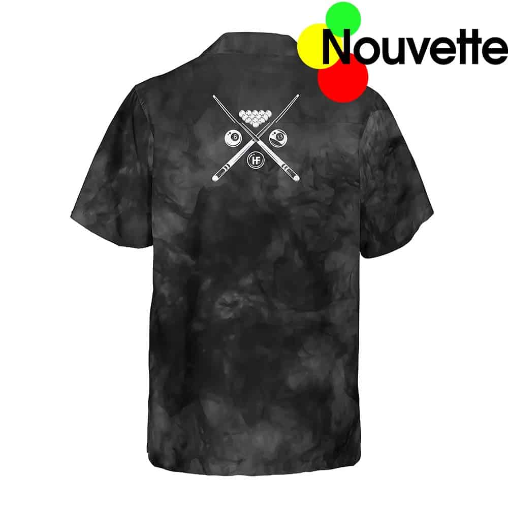 Billiards On Smoke Background Hawaiian Shirt Billiards On Smoke Background Hawaiian Shirt