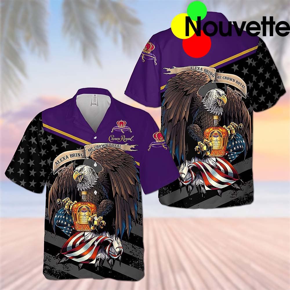 Crown Royal Eagle Hawaiian Shirt Crown Royal Eagle Hawaiian Shirt