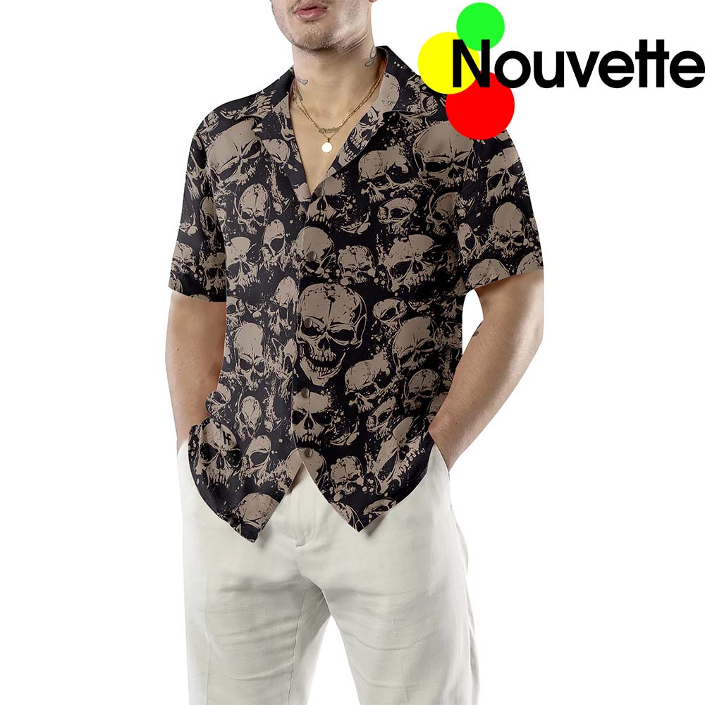 Skull And Cool Hawaiian Shirt Skull And Cool Hawaiian Shirt