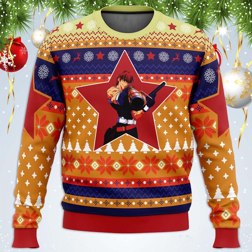 Gene Starwind Outlaw Star Ugly Christmas Sweater Gene Starwind Outlaw Star Ugly Christmas Sweater
