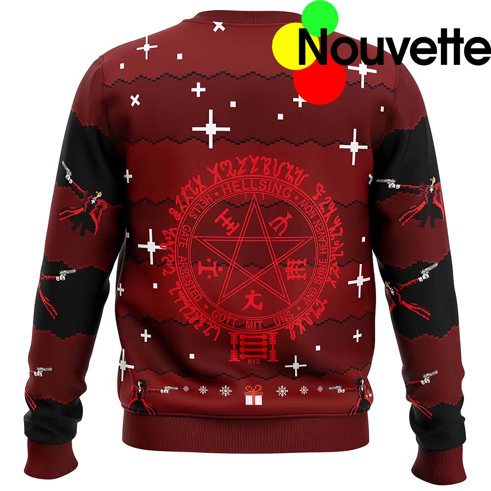 Alucard Hellsing Ugly Christmas Sweater Alucard Hellsing Ugly Christmas Sweater