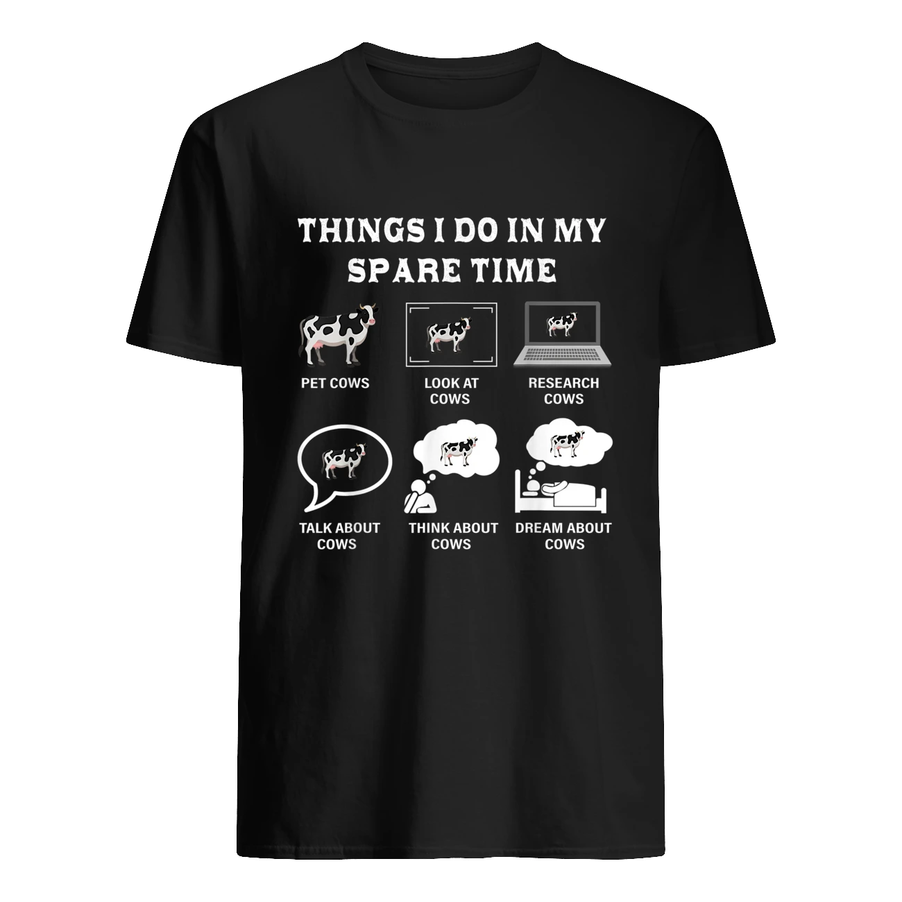 Cow Things I Do In My Spare Time Shirt Cow Things I Do In My Spare Time Shirt