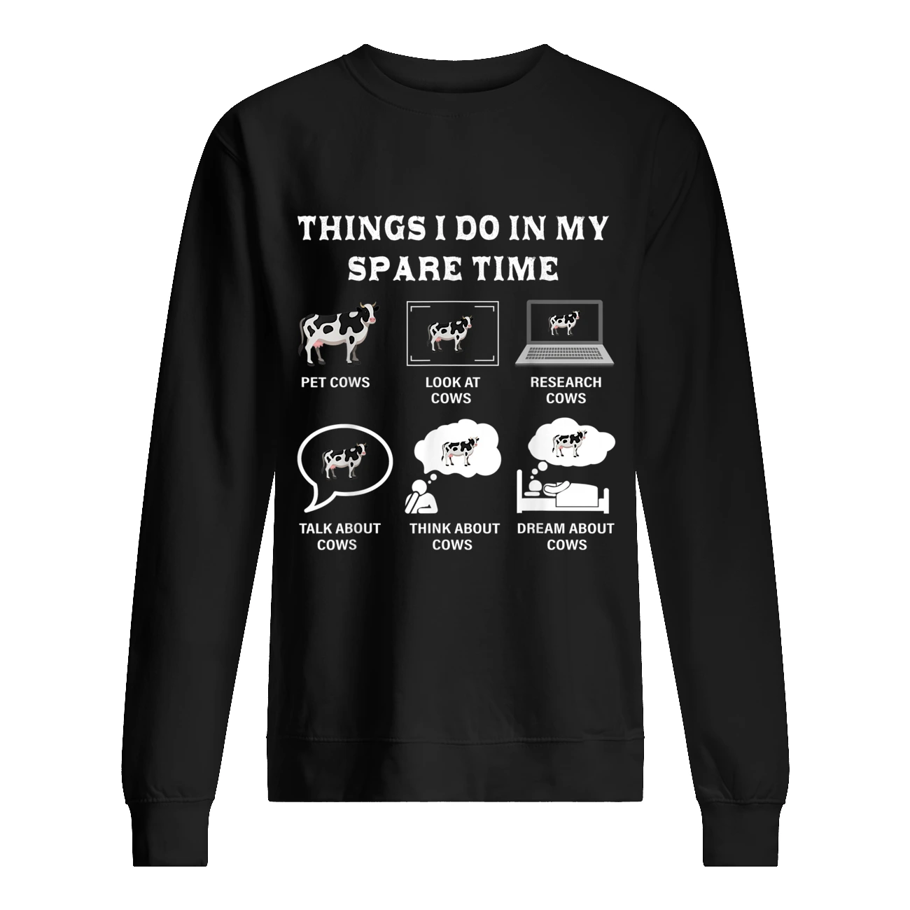 Cow Things I Do In My Spare Time Shirt Cow Things I Do In My Spare Time Shirt