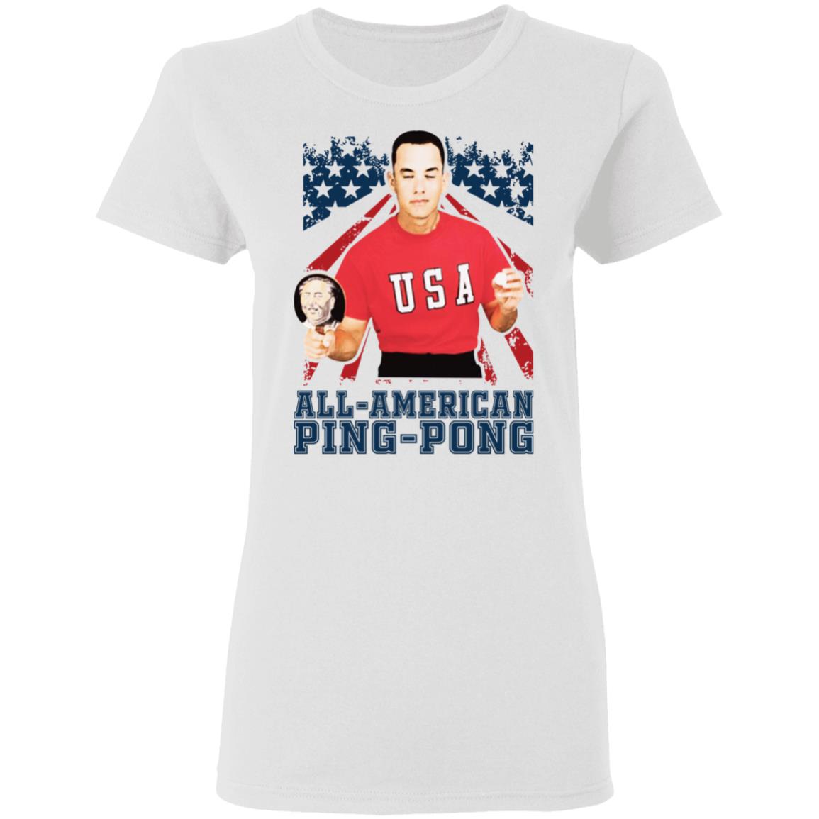 Forrest Gump All American Ping Pong Shirt Forrest Gump All American Ping Pong Shirt