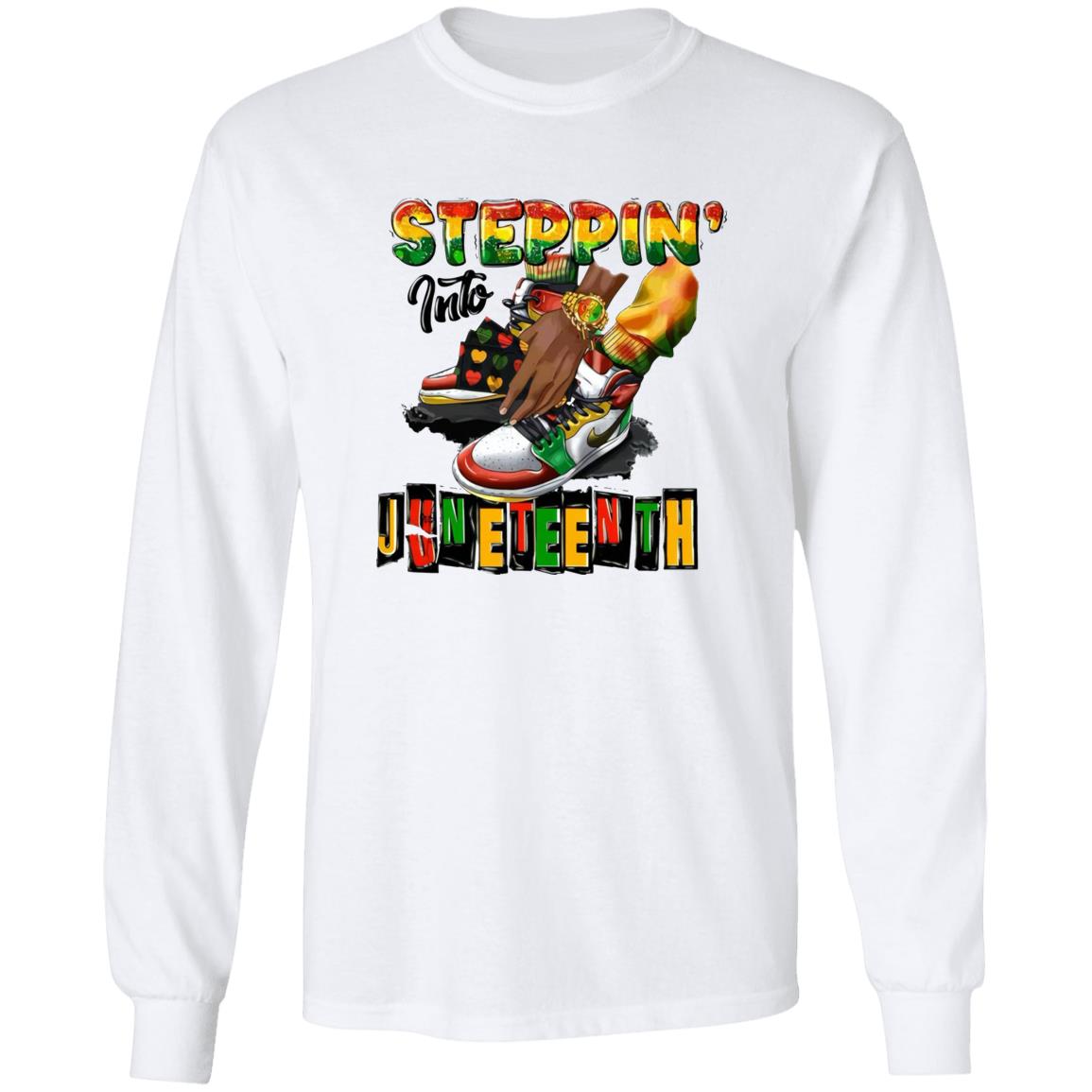 Steppin Into Juneteenth T-Shirt Steppin Into Juneteenth T-Shirt