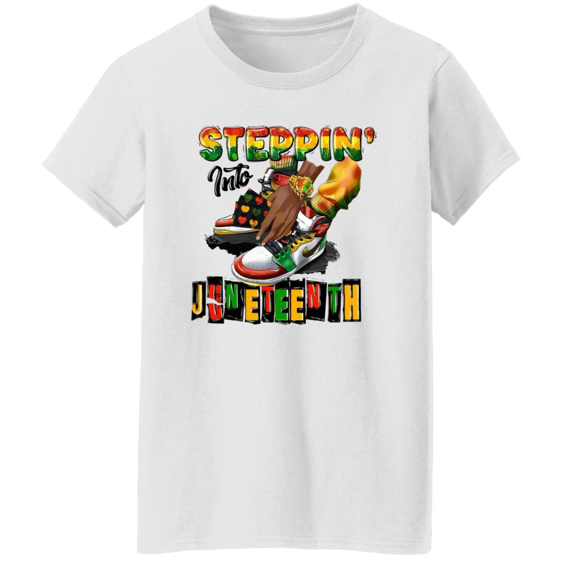 Steppin Into Juneteenth Shirt Steppin Into Juneteenth Shirt