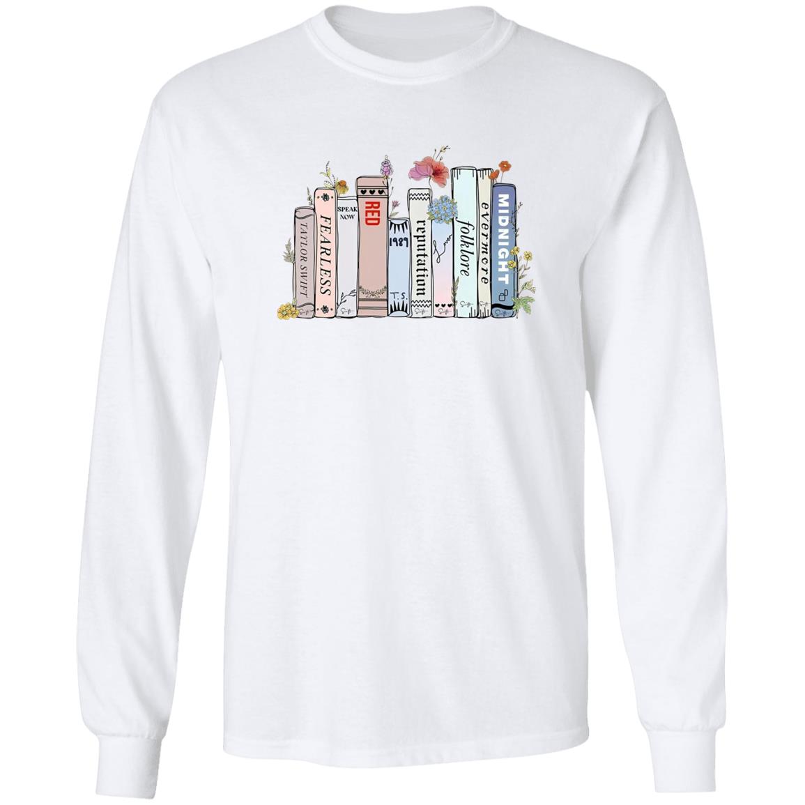 Taylor Vintage Albums As Books Sweatshirt Taylor Vintage Albums As Books Sweatshirt