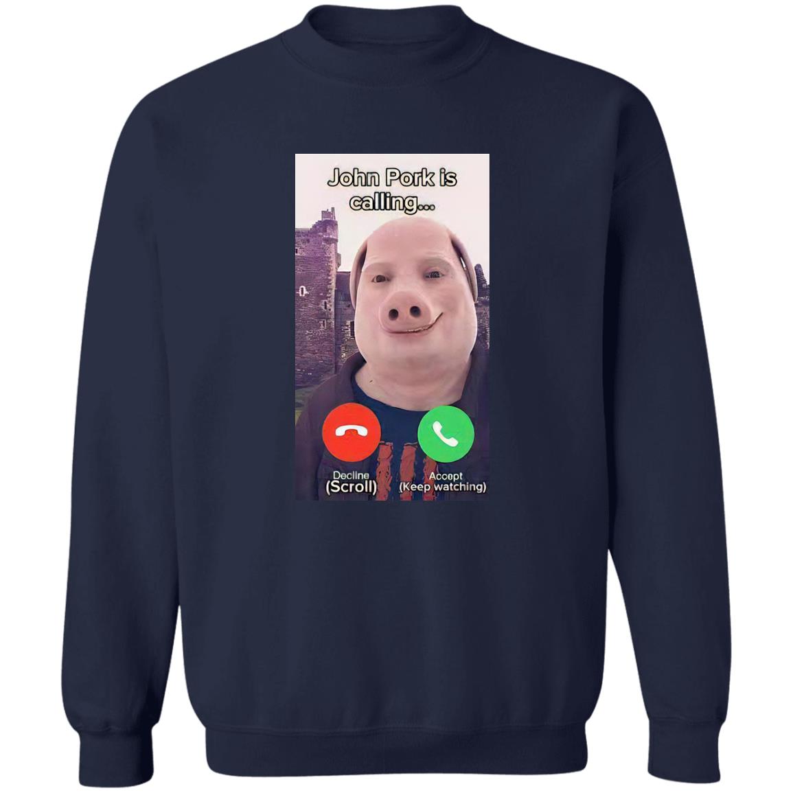 John Pork Is Calling Shirt John Pork Is Calling Shirt