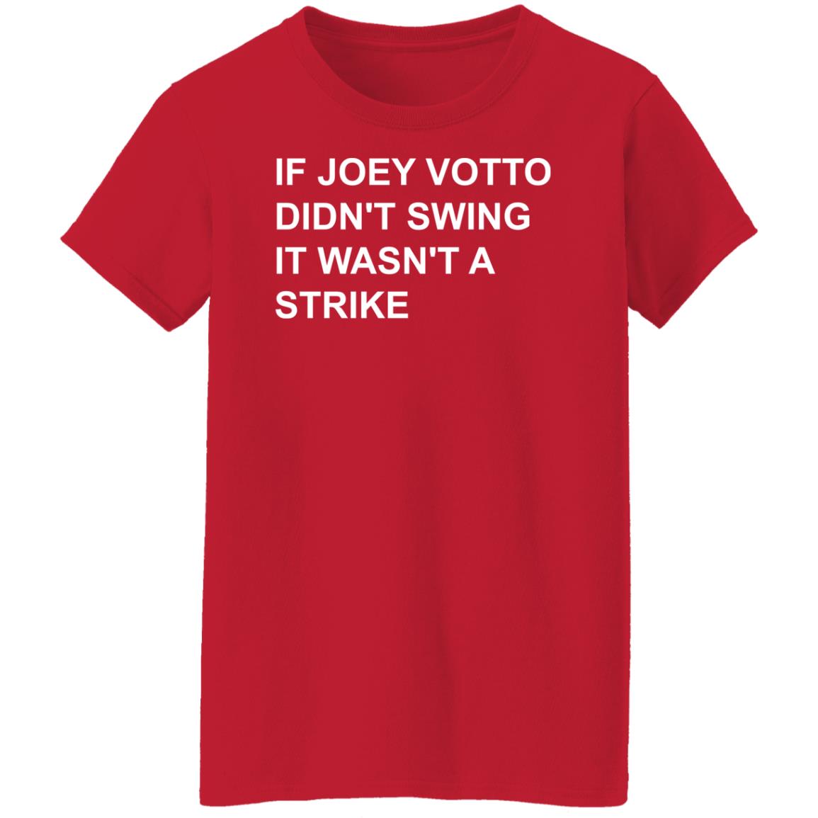If Joey Votto Didn’T Swing It Wasn’T A Strike Shirt If Joey Votto Didn’T Swing It Wasn’T A Strike Shirt