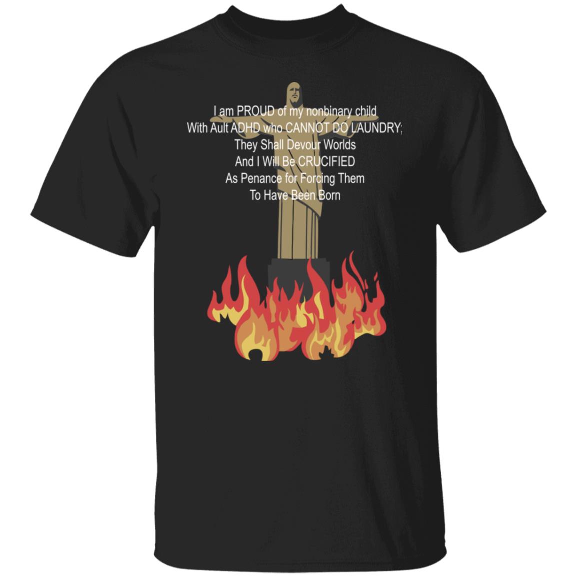 I Am Proud Of My Nonbinary Child With Adult Adhd Shirt