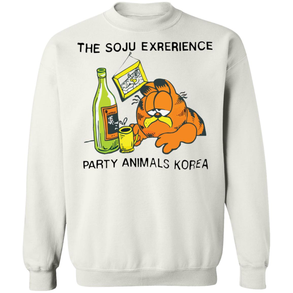 Garfield The Soju Experience Party Animals Korea Shirt Garfield The Soju Experience Party Animals Korea Shirt