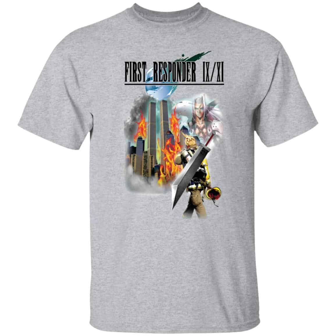 First Responder 9/11 Final Fantasy Shirt First Responder 9/11 Final Fantasy Shirt