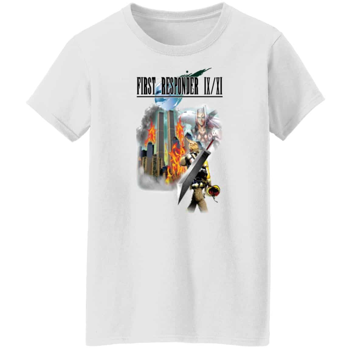 First Responder 9/11 Final Fantasy Shirt First Responder 9/11 Final Fantasy Shirt