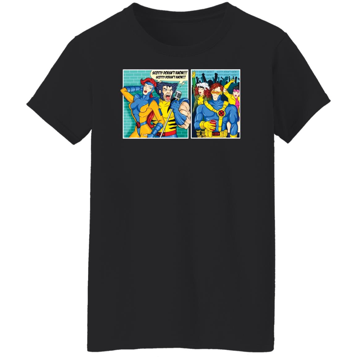 Jean Grey And Performance Scotty Doesn’T Know Mashup Xmen Shirt Jean Grey And Performance Scotty Doesn’T Know Mashup Xmen Shirt