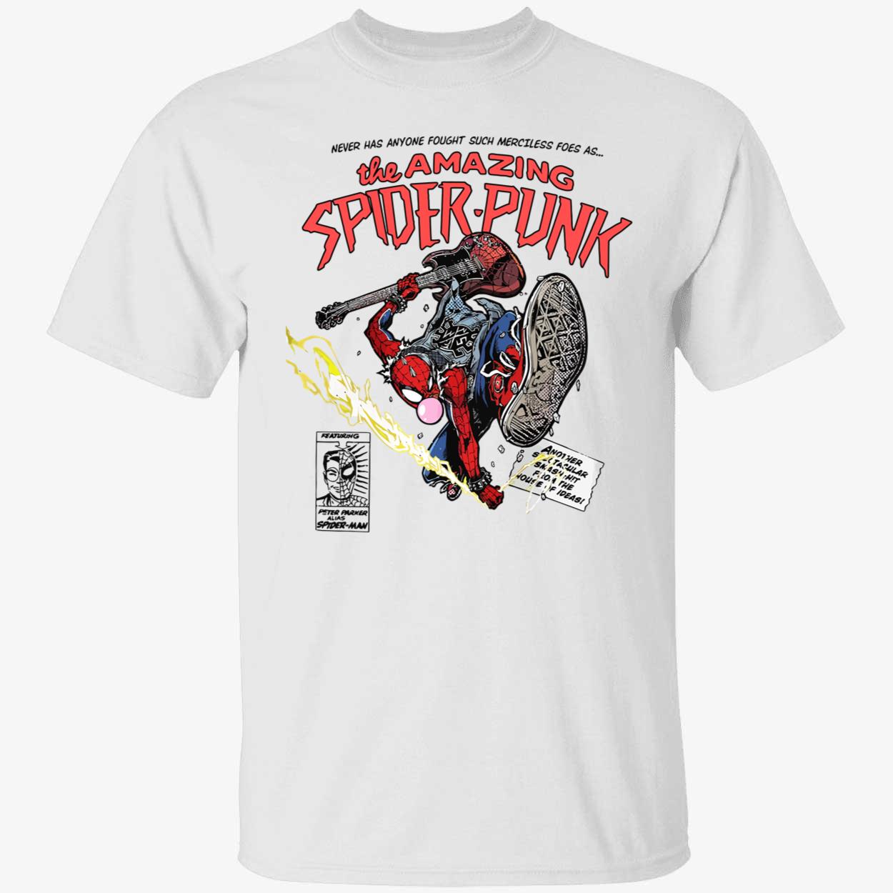 Retro The Amazing Spider Punk Shirt Retro The Amazing Spider Punk Shirt