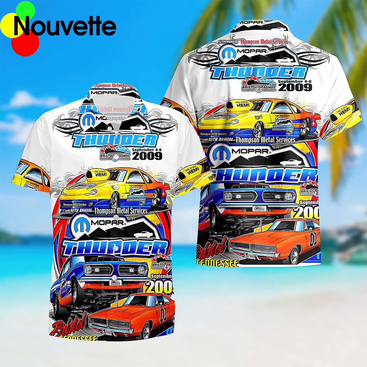 Mopar Thunder Hawaiian Shirt Mopar Thunder Hawaiian Shirt