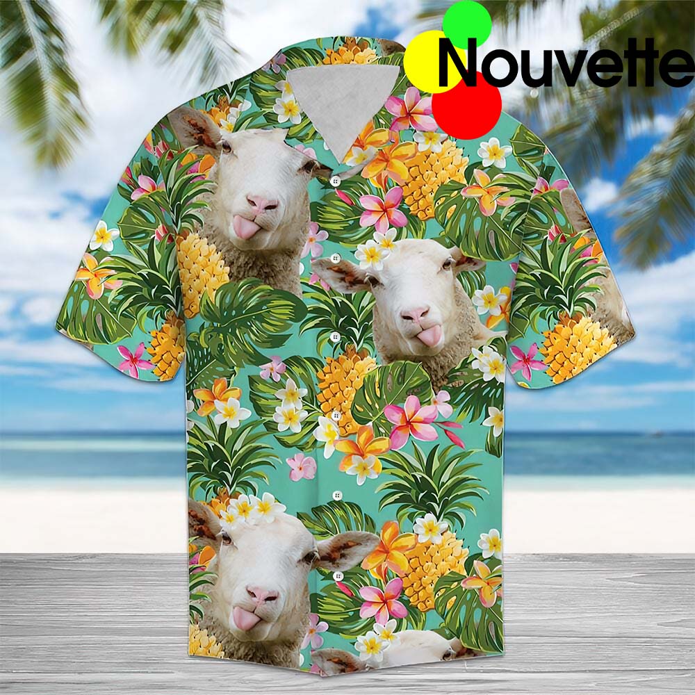 Sheep Pineapple Hawaiian Shirt Sheep Pineapple Hawaiian Shirt