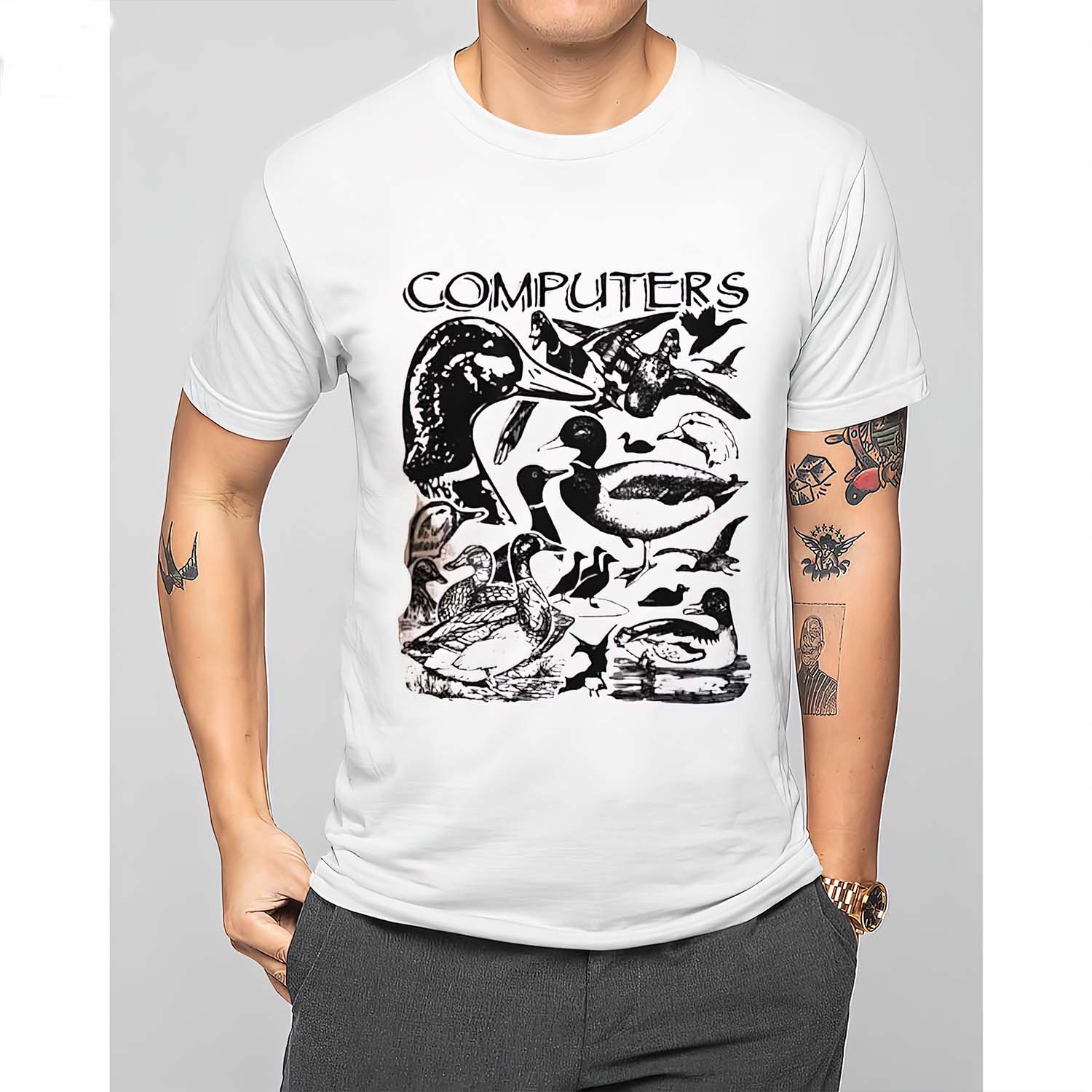 Computers Duck Shirt Computers Duck Shirt