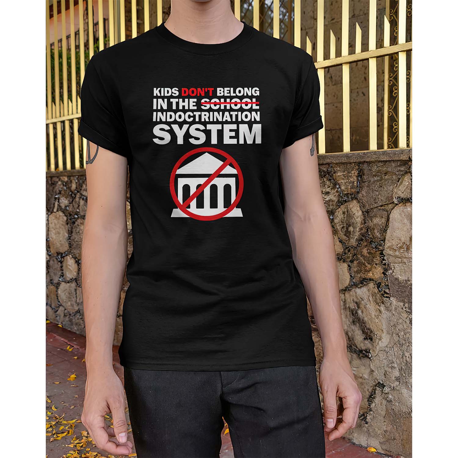 Kids Don’T Belong In The School Indoctrination System Shirt Kids Don’T Belong In The School Indoctrination System Shirt