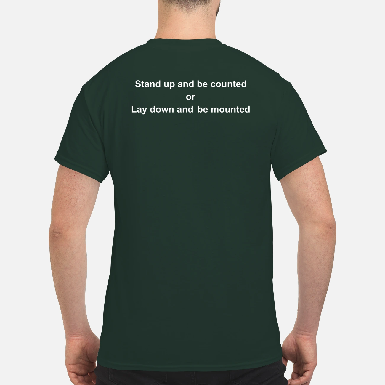 Stand Up And Be Counted Or Lay Down And Be Mounted Shirt Stand Up And Be Counted Or Lay Down And Be Mounted Shirt