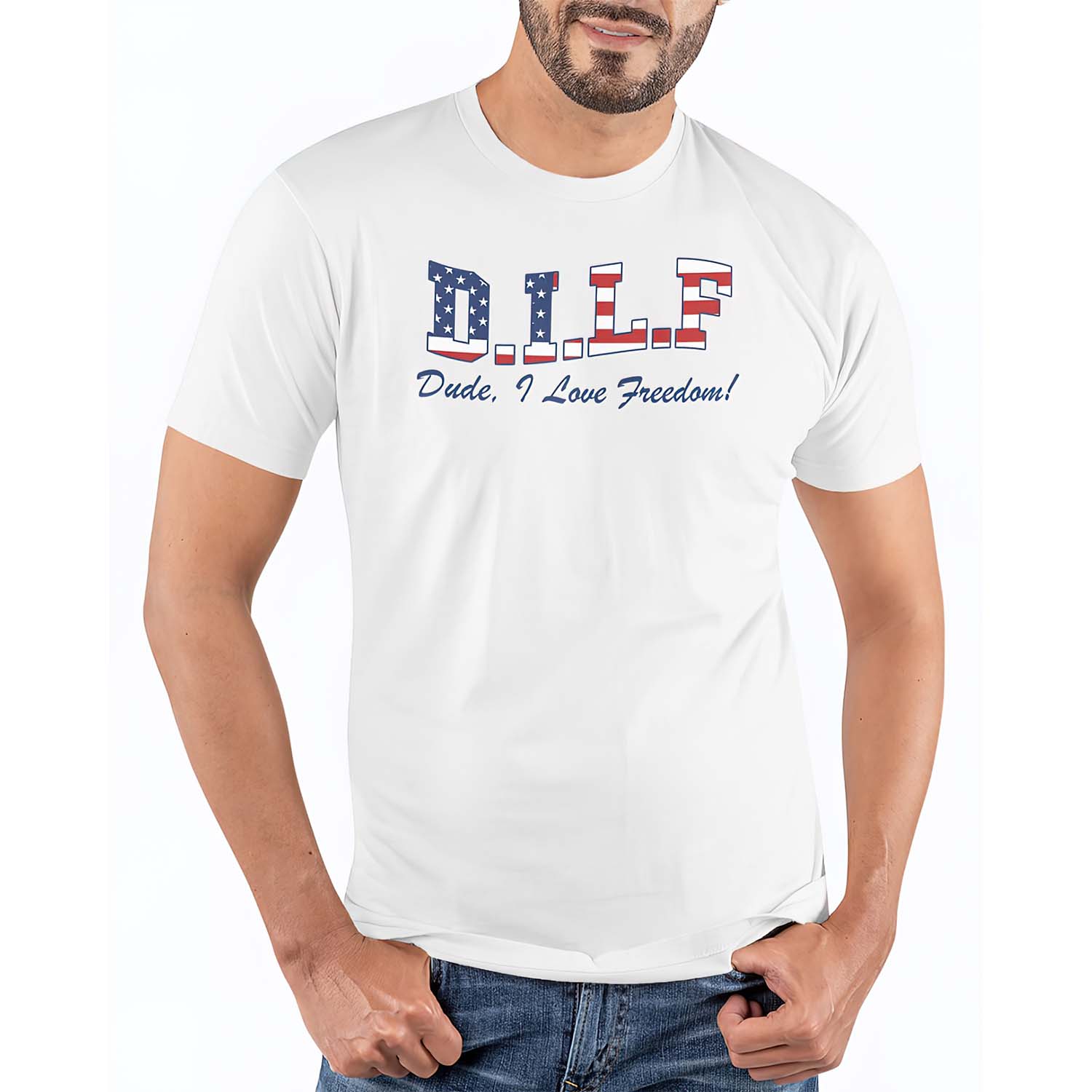 Dilf Dude I Love Freedom Shirt Dilf Dude I Love Freedom Shirt