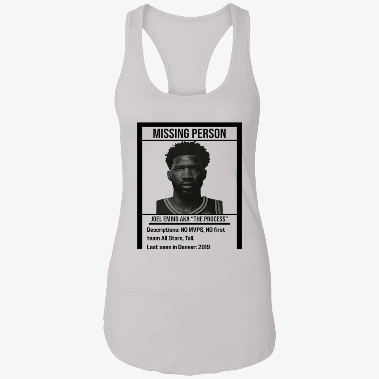 Missing Person Joel Embid Aka The Process Shirt Missing Person Joel Embid Aka The Process Shirt
