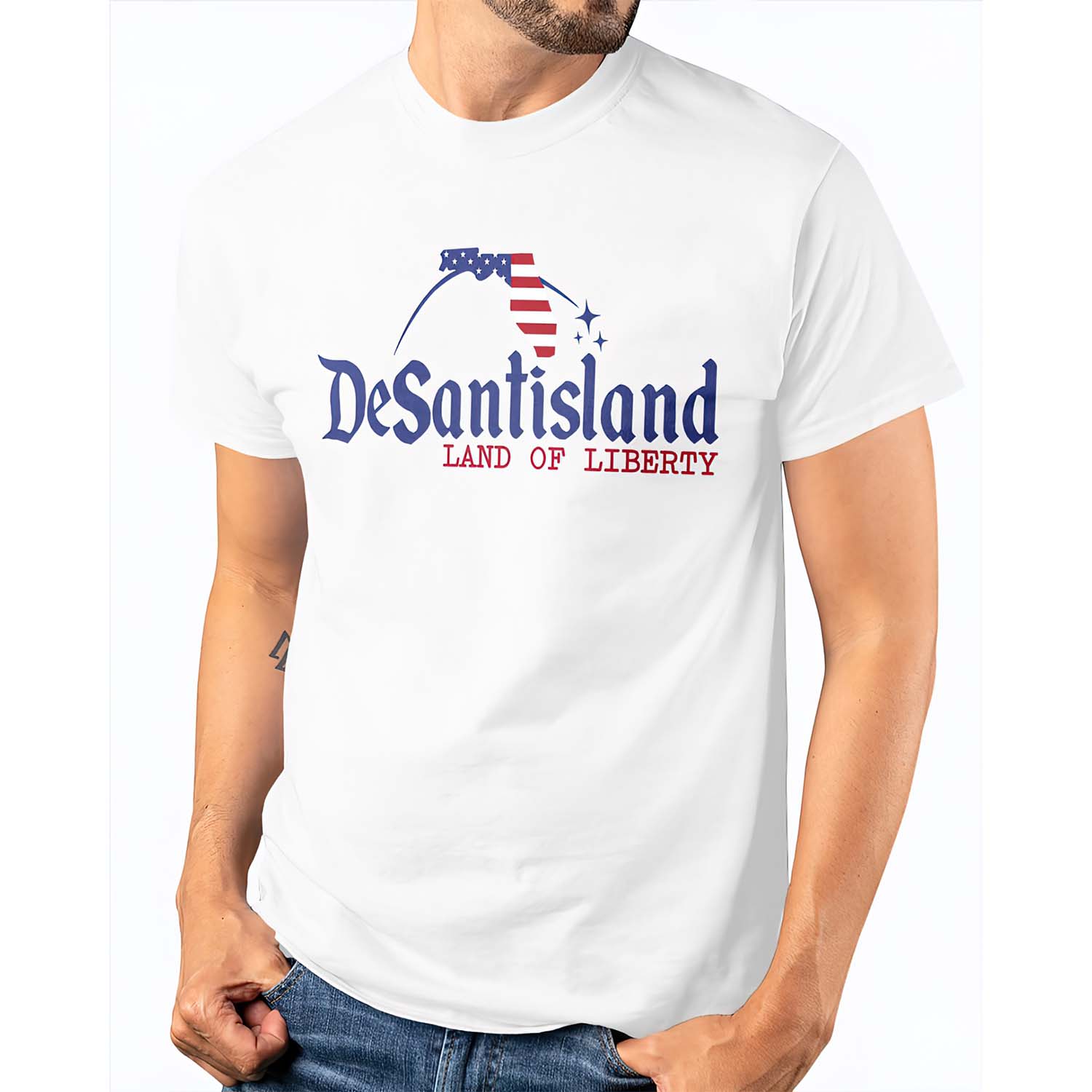Desantisland Land Of Liberty T-Shirt Desantisland Land Of Liberty T-Shirt