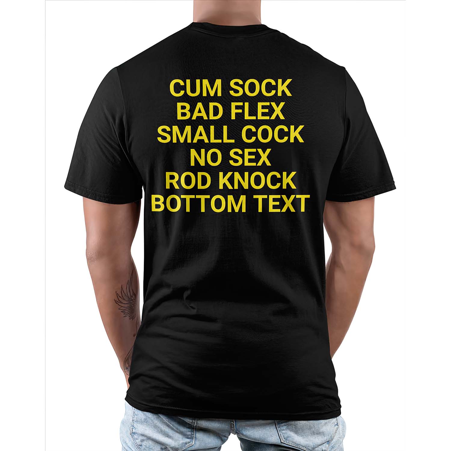C*M Sock Bad Flex Small C*Ck No S*X Rod Knock Bottom Text C*M Sock Bad Flex Small C*Ck No S*X Rod Knock Bottom Text